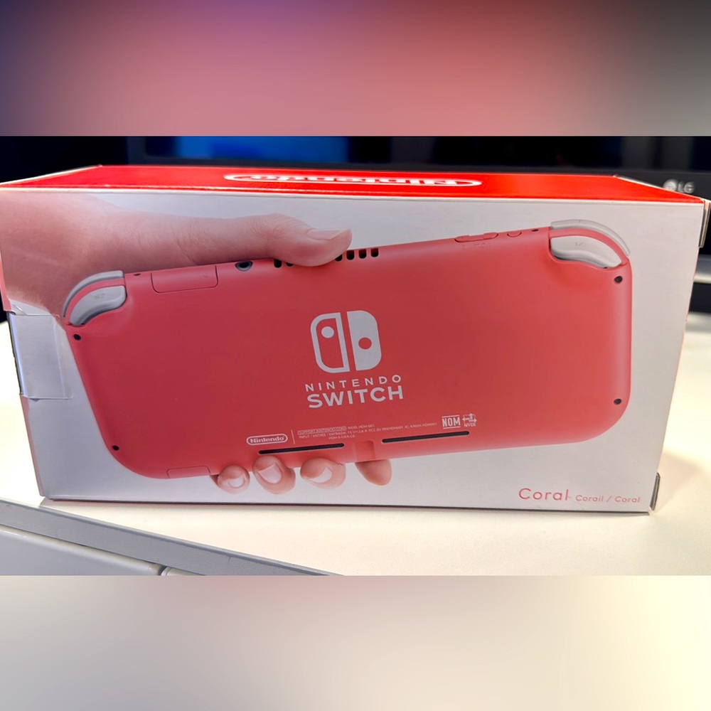 Nintendo Switch with Mario Cars Game